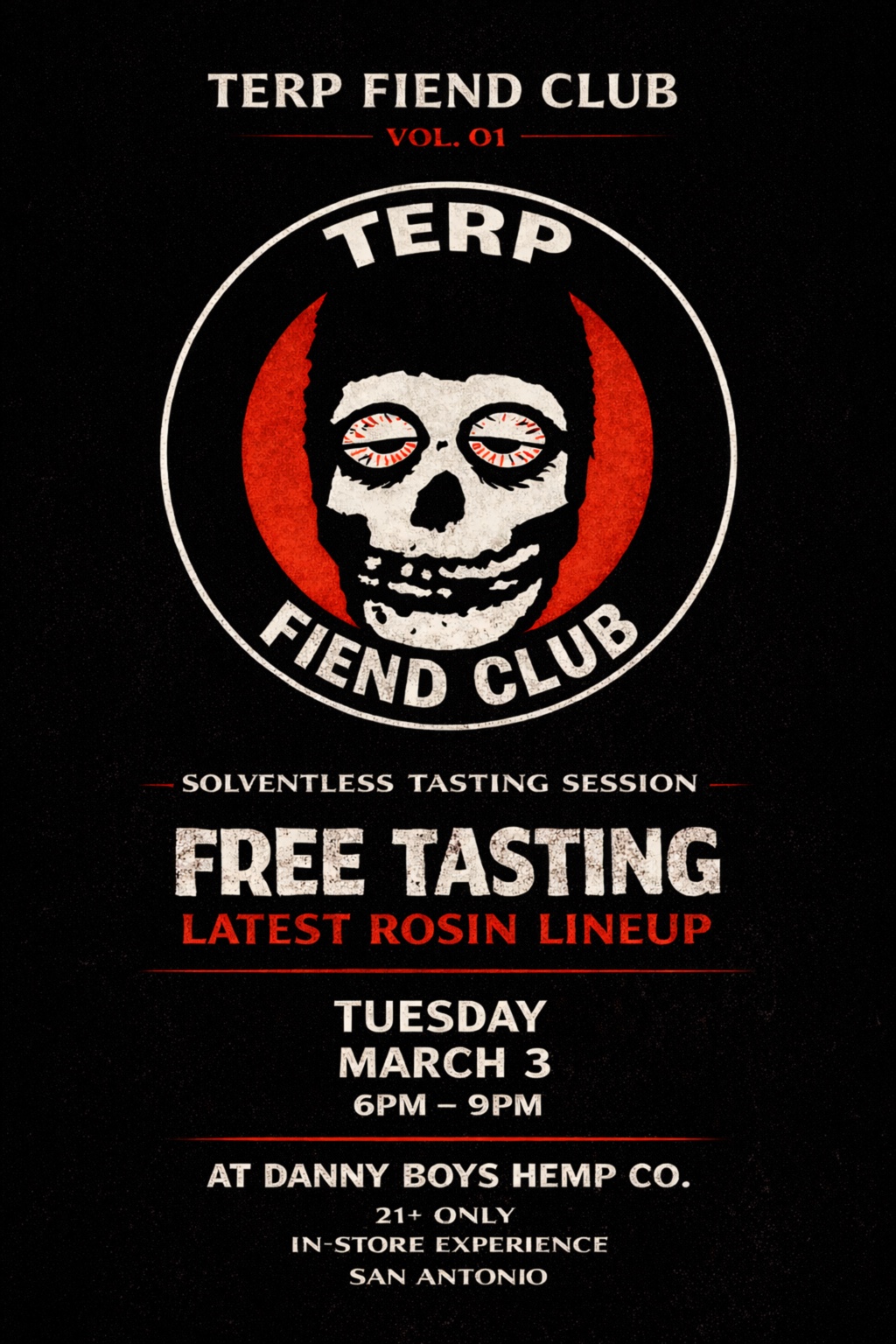 Terp Fiend Club skull emblem